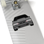 87-93 Foxbody Gray Sticker (Front) - 5ohNation