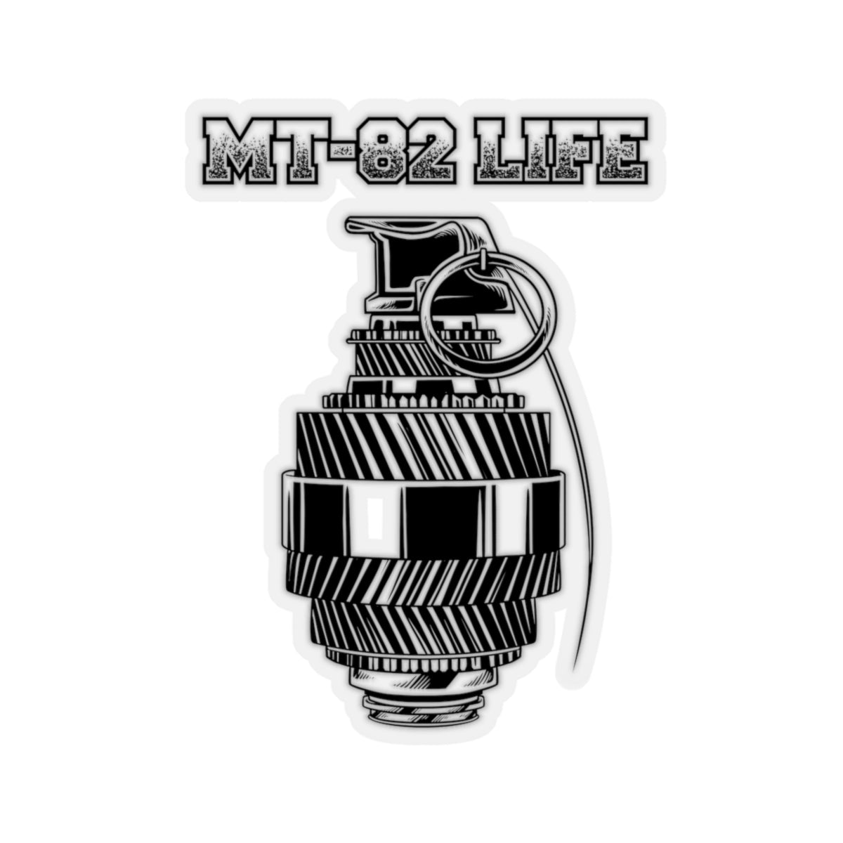 MT82 Life Sticker (Black) - 5ohNation