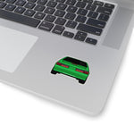 87-93 Green Hatchback Sticker (Rear) - 5ohNation