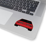 88-93 Notchback Red Sticker (Rear) - 5ohNation