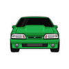 87-93 Foxbody Green Sticker (Front) - 5ohNation