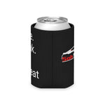 Race. Break. Fix. Repeat. can cooler