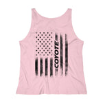 American Flag Coyote Tank Top (Black) - 5ohNation