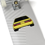 88-93 Notchback Yellow Sticker (Rear) - 5ohNation