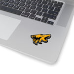 Orange Fury Coyote Sticker 3D - 5ohNation