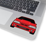 87-93 Foxbody Red Sticker (Front) - 5ohNation