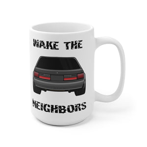 87-93 Gray Notchback Wake The Neighbors Mug (Original) - 5ohNation