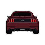 2018-19 Royal Crimson Sticker (Rear) - 5ohNation