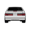 87-93 Silver Hatchback Sticker (Rear) - 5ohNation