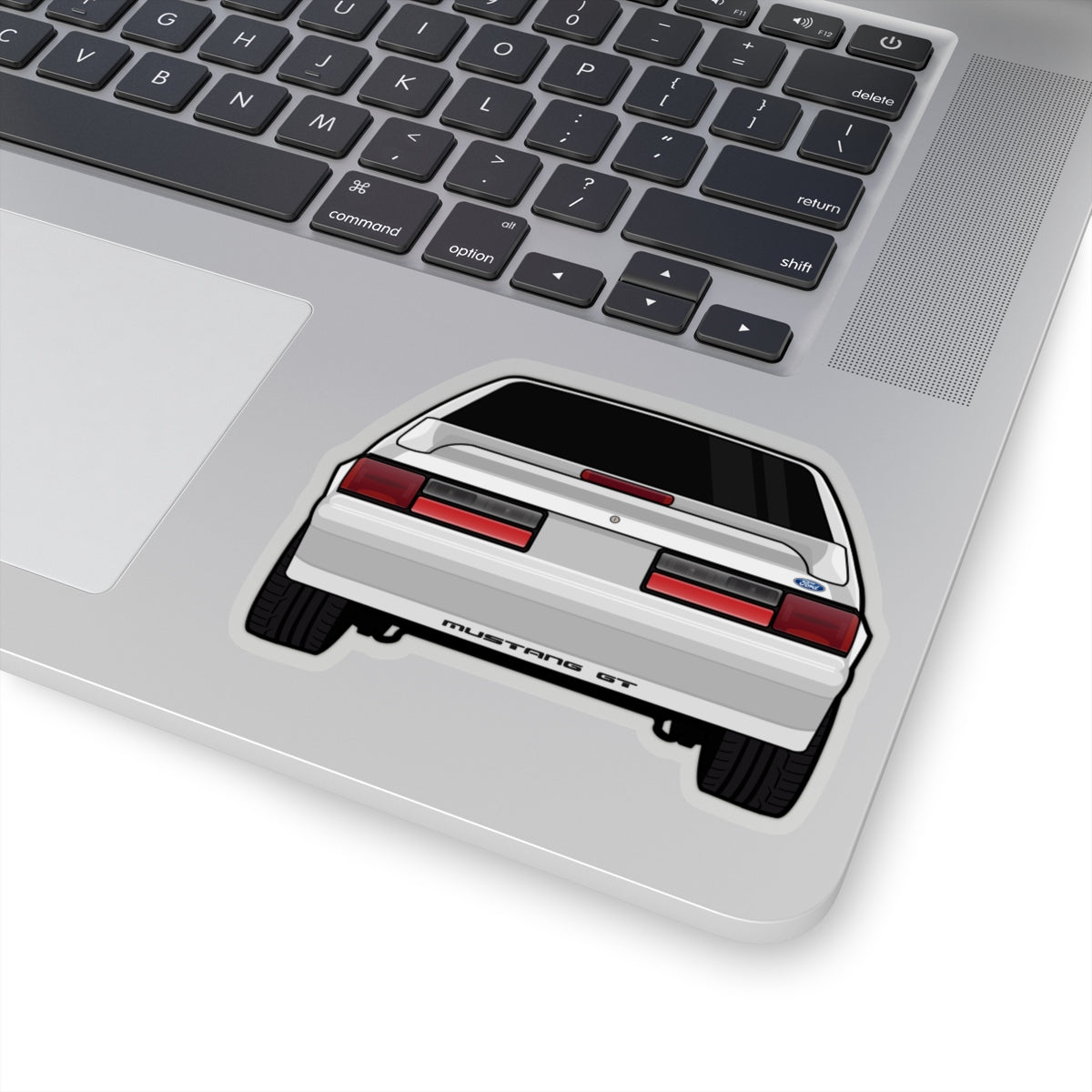 87-93 Silver Hatchback Sticker (Rear) - 5ohNation