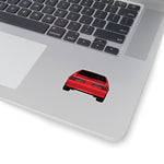 87-93 Red Hatchback Sticker (Rear) - 5ohNation