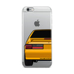 87-93 Orange Hatchback iPhone Case (Rear) - 5ohNation
