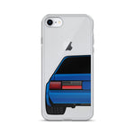 88-93 Notchback Blue iPhone Case (Rear) - 5ohNation