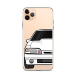 87-93 White Foxbody iPhone Case (Front) - 5ohNation