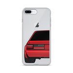 88-93 Notchback Red iPhone Case (Rear) - 5ohNation