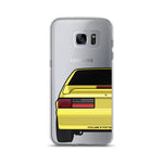 87-93 Yellow Hatchback Samsung Case (Rear) - 5ohNation