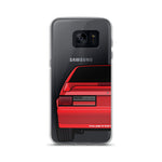 87-93 Red Hatchback Samsung Case (Rear) - 5ohNation