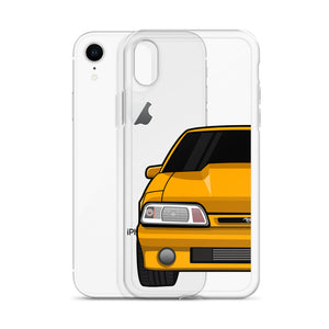 87-93 Orange Foxbody iPhone Case (Rear) - 5ohNation