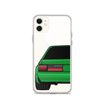 88-93 Notchback Green iPhone Case (Rear) - 5ohNation