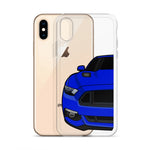 2015-17 Deep Impact/Lightning Blue Iphone Case (Front) - 5ohNation