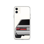 88-93 Notchback Silver iPhone Case (Rear) - 5ohNation