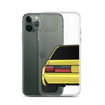 88-93 Notchback Yellow iPhone Case (Rear) - 5ohNation