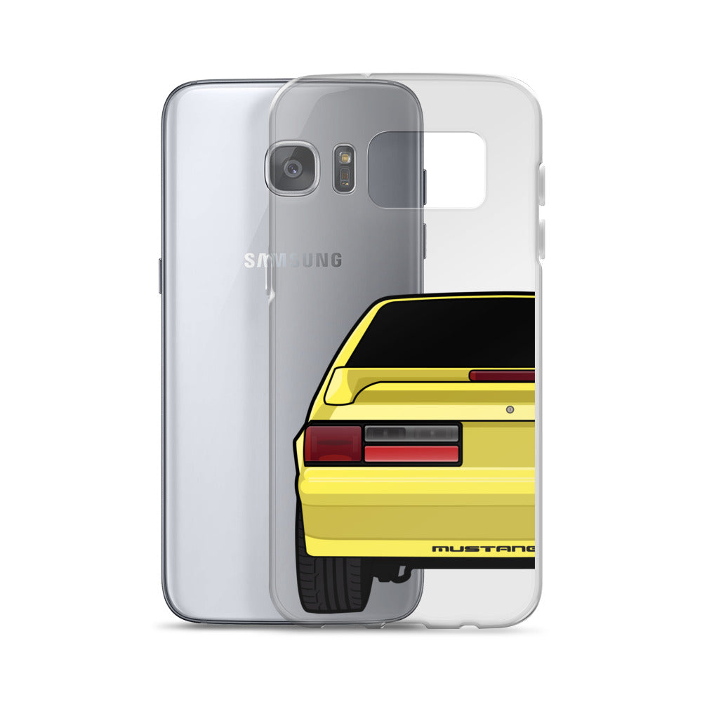 87-93 Yellow Hatchback Samsung Case (Rear) - 5ohNation