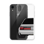 88-93 Notchback Silver iPhone Case (Rear) - 5ohNation