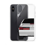 87-93 Silver Hatchback iPhone Case (Rear) - 5ohNation