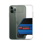 88-93 Notchback Blue iPhone Case (Rear) - 5ohNation