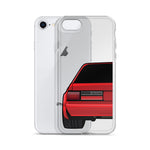 88-93 Notchback Red iPhone Case (Rear) - 5ohNation