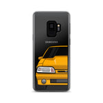 87-93 Orange Foxbody Samsung Case (Front) - 5ohNation