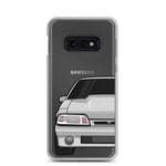 87-93 Silver Foxbody Samsung Case (Front) - 5ohNation