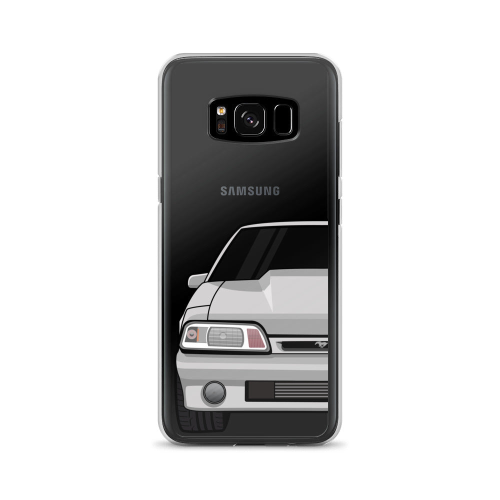 87-93 Silver Foxbody Samsung Case (Front) - 5ohNation