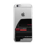 87-93 Black Hatchback iPhone Case (Rear) - 5ohNation