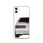 87-93 Silver Hatchback iPhone Case (Rear) - 5ohNation