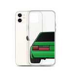 88-93 Notchback Green iPhone Case (Rear) - 5ohNation