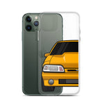 87-93 Orange Foxbody iPhone Case (Rear) - 5ohNation