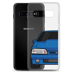87-93 Blue Foxbody Samsung Case (Front) - 5ohNation