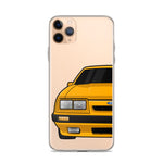79-86 4 Eye Orange iPhone Case (Front) - 5ohNation