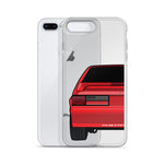87-93 Red Hatchback iPhone Case (Rear) - 5ohNation