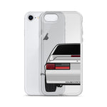87-93 Silver Hatchback iPhone Case (Rear) - 5ohNation