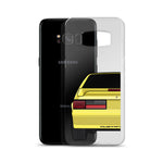 87-93 Yellow Hatchback Samsung Case (Rear) - 5ohNation
