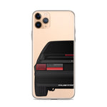 87-93 Black Hatchback iPhone Case (Rear) - 5ohNation