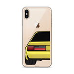 88-93 Notchback Yellow iPhone Case (Rear) - 5ohNation
