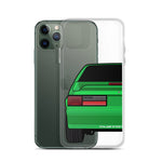 87-93 Green Hatchback iPhone Case (Rear) - 5ohNation