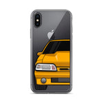 87-93 Orange Foxbody iPhone Case (Rear) - 5ohNation