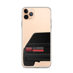 88-93 Notchback Black iPhone Case (Rear) - 5ohNation