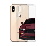 2018-19 Royal Crimson iPhone Case (Front) - 5ohNation