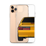 87-93 Orange Hatchback iPhone Case (Rear) - 5ohNation